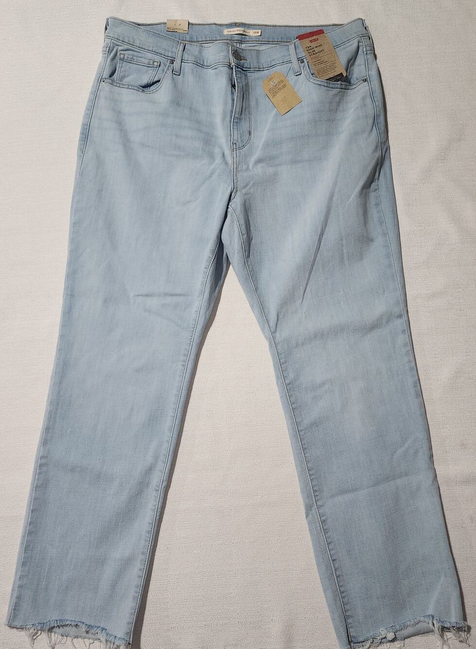 Levi's 724 high rise slim straight jeans size 36''x41'' women's